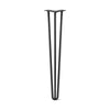 DIY Hairpin Legs Hairpin Legs Jet Black Satin / 32" / 1/2" Hairpin Leg (Sold Separately), 3-Rod Design - Jet Black Satin Powder Coated Finish