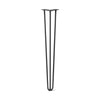 DIY Hairpin Legs Hairpin Legs Jet Black Satin / 32" / 3/8" Hairpin Leg (Sold Separately), 3-Rod Design - Jet Black Satin Powder Coated Finish