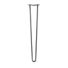 DIY Hairpin Legs Hairpin Legs Jet Black Satin / 33" / 1/2" Hairpin Leg (Sold Separately), 2-Rod Design - Jet Black Satin Powder Coated Finish