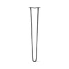 DIY Hairpin Legs Hairpin Legs Jet Black Satin / 34" / 1/2" Hairpin Leg (Sold Separately), 2-Rod Design - Jet Black Satin Powder Coated Finish