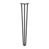 DIY Hairpin Legs Hairpin Legs Jet Black Satin / 34" / 1/2" Hairpin Leg (Sold Separately), 3-Rod Design - Jet Black Satin Powder Coated Finish