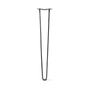 DIY Hairpin Legs Hairpin Legs Jet Black Satin / 35" / 1/2" Hairpin Leg (Sold Separately), 2-Rod Design - Jet Black Satin Powder Coated Finish