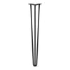 DIY Hairpin Legs Hairpin Legs Jet Black Satin / 35" / 1/2" Hairpin Leg (Sold Separately), 3-Rod Design - Jet Black Satin Powder Coated Finish