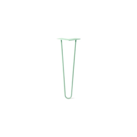 Hairpin Leg (Sold Separately), 2-Rod Design - Mint Powder Coated Finish
