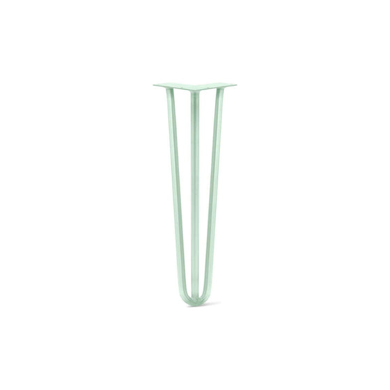 Hairpin Leg (Sold Separately), 3-Rod Design - Mint Powder Coated Finish