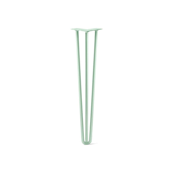Hairpin Leg (Sold Separately), 3-Rod Design - Mint Powder Coated Finish