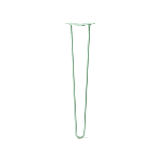 Hairpin Leg (Sold Separately), 2-Rod Design - Mint Powder Coated Finish