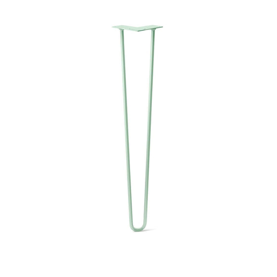 Hairpin Leg (Sold Separately), 2-Rod Design - Mint Powder Coated Finish