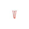 Hairpin Leg (Sold Separately), 3-Rod Design - Satin-Red Powder Coated Finish