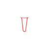 Hairpin Leg (Sold Separately), 2-Rod Design - Satin-Red Powder Coated Finish