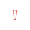 DIY Hairpin Legs Hairpin Legs Orange-Red / 12" / 1/2" Hairpin Leg (Sold Separately), 3-Rod Design - Orange-Red Powder Coated Finish