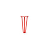 DIY Hairpin Legs Hairpin Legs Orange-Red / 13" / 1/2" Hairpin Leg (Sold Separately), 3-Rod Design - Orange-Red Powder Coated Finish