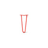 Hairpin Leg (Sold Separately), 2-Rod Design - Satin-Red Powder Coated Finish