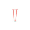 DIY Hairpin Legs Hairpin Legs Orange-Red / 15" / 1/2" Hairpin Leg (Sold Separately), 2-Rod Design - Orange-Red Powder Coated Finish
