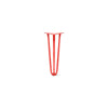 Hairpin Leg (Sold Separately), 3-Rod Design - Satin-Red Powder Coated Finish