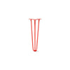 DIY Hairpin Legs Hairpin Legs Orange-Red / 18" / 3/8" Hairpin Leg (Sold Separately), 3-Rod Design - Orange-Red Powder Coated Finish