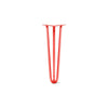 DIY Hairpin Legs Hairpin Legs Orange-Red / 21" / 1/2" Hairpin Leg (Sold Separately), 3-Rod Design - Orange-Red Powder Coated Finish