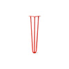 DIY Hairpin Legs Hairpin Legs Orange-Red / 21" / 3/8" Hairpin Leg (Sold Separately), 3-Rod Design - Orange-Red Powder Coated Finish