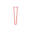Hairpin Leg (Sold Separately), 2-Rod Design - Satin-Red Powder Coated Finish