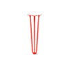 DIY Hairpin Legs Hairpin Legs Orange-Red / 22" / 1/2" Hairpin Leg (Sold Separately), 3-Rod Design - Orange-Red Powder Coated Finish