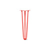 DIY Hairpin Legs Hairpin Legs Orange-Red / 23" / 1/2" Hairpin Leg (Sold Separately), 3-Rod Design - Orange-Red Powder Coated Finish