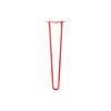 DIY Hairpin Legs Hairpin Legs Orange-Red / 24" / 1/2" Hairpin Leg (Sold Separately), 2-Rod Design - Orange-Red Powder Coated Finish