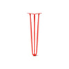 DIY Hairpin Legs Hairpin Legs Orange-Red / 24" / 1/2" Hairpin Leg (Sold Separately), 3-Rod Design - Orange-Red Powder Coated Finish