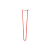 Hairpin Leg (Sold Separately), 2-Rod Design - Satin-Red Powder Coated Finish