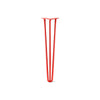 DIY Hairpin Legs Hairpin Legs Orange-Red / 25" / 1/2" Hairpin Leg (Sold Separately), 3-Rod Design - Orange-Red Powder Coated Finish