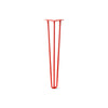 DIY Hairpin Legs Hairpin Legs Orange-Red / 25" / 3/8" Hairpin Leg (Sold Separately), 3-Rod Design - Orange-Red Powder Coated Finish