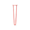 Hairpin Leg (Sold Separately), 2-Rod Design - Satin-Red Powder Coated Finish
