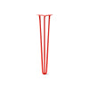 DIY Hairpin Legs Hairpin Legs Orange-Red / 26" / 1/2" Hairpin Leg (Sold Separately), 3-Rod Design - Orange-Red Powder Coated Finish