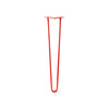 Hairpin Leg (Sold Separately), 2-Rod Design - Satin-Red Powder Coated Finish