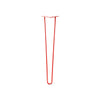 Hairpin Leg (Sold Separately), 2-Rod Design - Satin-Red Powder Coated Finish