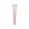 DIY Hairpin Legs Hairpin Legs Orange-Red / 27" / 3/8" Hairpin Leg (Sold Separately), 3-Rod Design - Orange-Red Powder Coated Finish