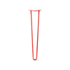 DIY Hairpin Legs Hairpin Legs Orange-Red / 28" / 1/2" Hairpin Leg (Sold Separately), 2-Rod Design - Orange-Red Powder Coated Finish