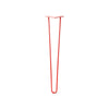 DIY Hairpin Legs Hairpin Legs Orange-Red / 28" / 3/8" Hairpin Leg (Sold Separately), 2-Rod Design - Orange-Red Powder Coated Finish