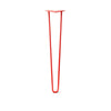 Hairpin Leg (Sold Separately), 2-Rod Design - Satin-Red Powder Coated Finish
