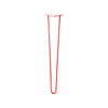 Hairpin Leg (Sold Separately), 2-Rod Design - Satin-Red Powder Coated Finish