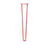 Hairpin Leg (Sold Separately), 2-Rod Design - Satin-Red Powder Coated Finish