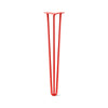 DIY Hairpin Legs Hairpin Legs Orange-Red / 30" / 1/2" Hairpin Leg (Sold Separately), 3-Rod Design - Orange-Red Powder Coated Finish