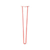 DIY Hairpin Legs Hairpin Legs Orange-Red / 30" / 3/8" Hairpin Leg (Sold Separately), 2-Rod Design - Orange-Red Powder Coated Finish