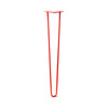 DIY Hairpin Legs Hairpin Legs Orange-Red / 31" / 1/2" Hairpin Leg (Sold Separately), 2-Rod Design - Orange-Red Powder Coated Finish