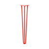 DIY Hairpin Legs Hairpin Legs Orange-Red / 31" / 1/2" Hairpin Leg (Sold Separately), 3-Rod Design - Orange-Red Powder Coated Finish