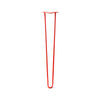 Hairpin Leg (Sold Separately), 2-Rod Design - Satin-Red Powder Coated Finish