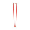 DIY Hairpin Legs Hairpin Legs Orange-Red / 32" / 1/2" Hairpin Leg (Sold Separately), 3-Rod Design - Orange-Red Powder Coated Finish