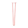 Hairpin Leg (Sold Separately), 2-Rod Design - Satin-Red Powder Coated Finish