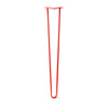 DIY Hairpin Legs Hairpin Legs Orange-Red / 33" / 1/2" Hairpin Leg (Sold Separately), 2-Rod Design - Orange-Red Powder Coated Finish