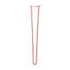 DIY Hairpin Legs Hairpin Legs Orange-Red / 33" / 3/8" Hairpin Leg (Sold Separately), 2-Rod Design - Orange-Red Powder Coated Finish