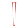 DIY Hairpin Legs Hairpin Legs Orange-Red / 33" / 3/8" Hairpin Leg (Sold Separately), 3-Rod Design - Orange-Red Powder Coated Finish